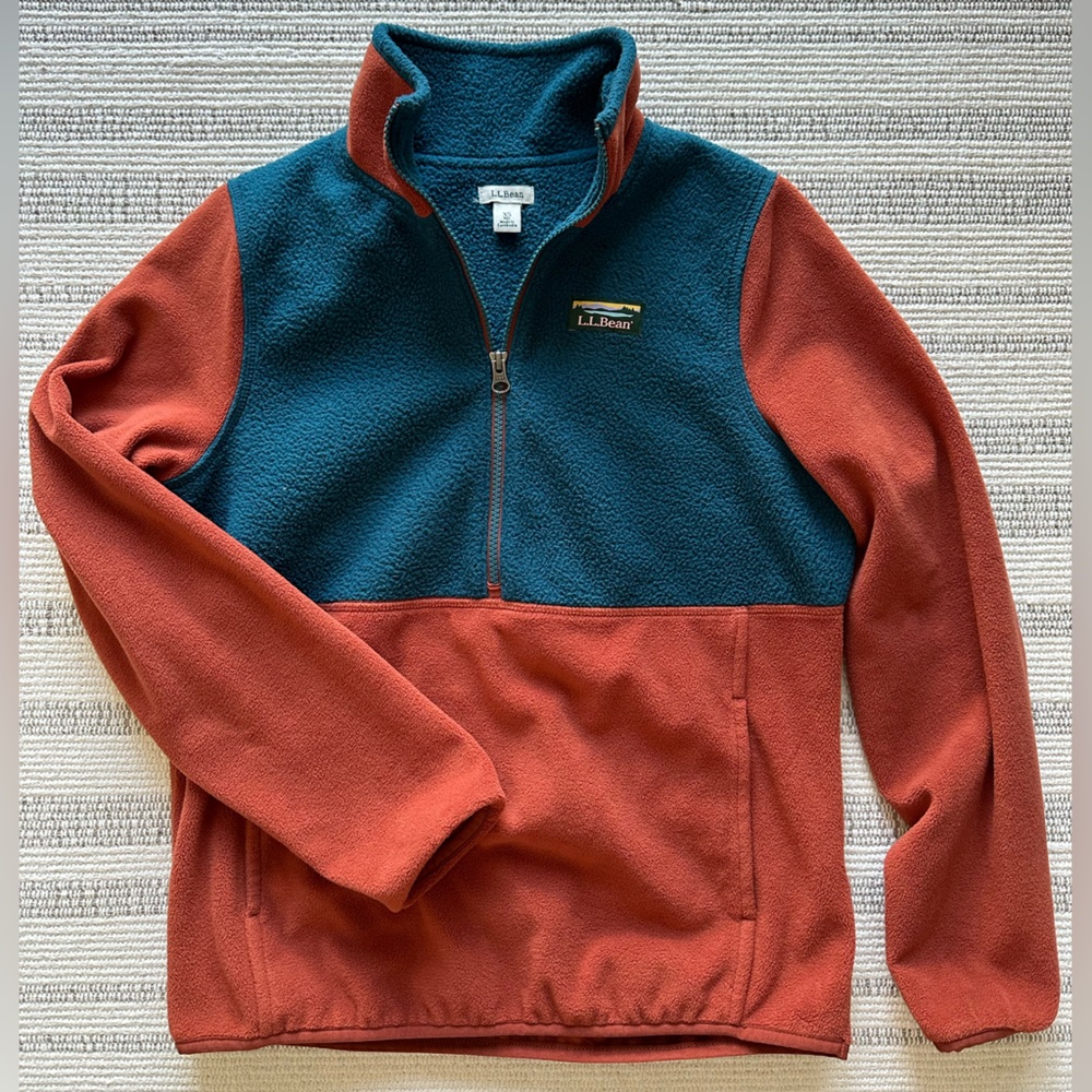 LL BEAN Fleece Pullover Womens XS